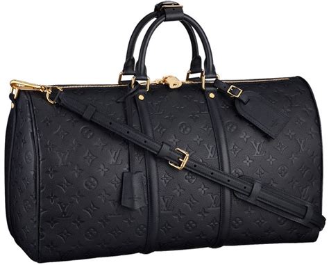 louis vuitton monogram keepall 45 bandoulière empreinte line|louis vuitton monogram keepall 45.